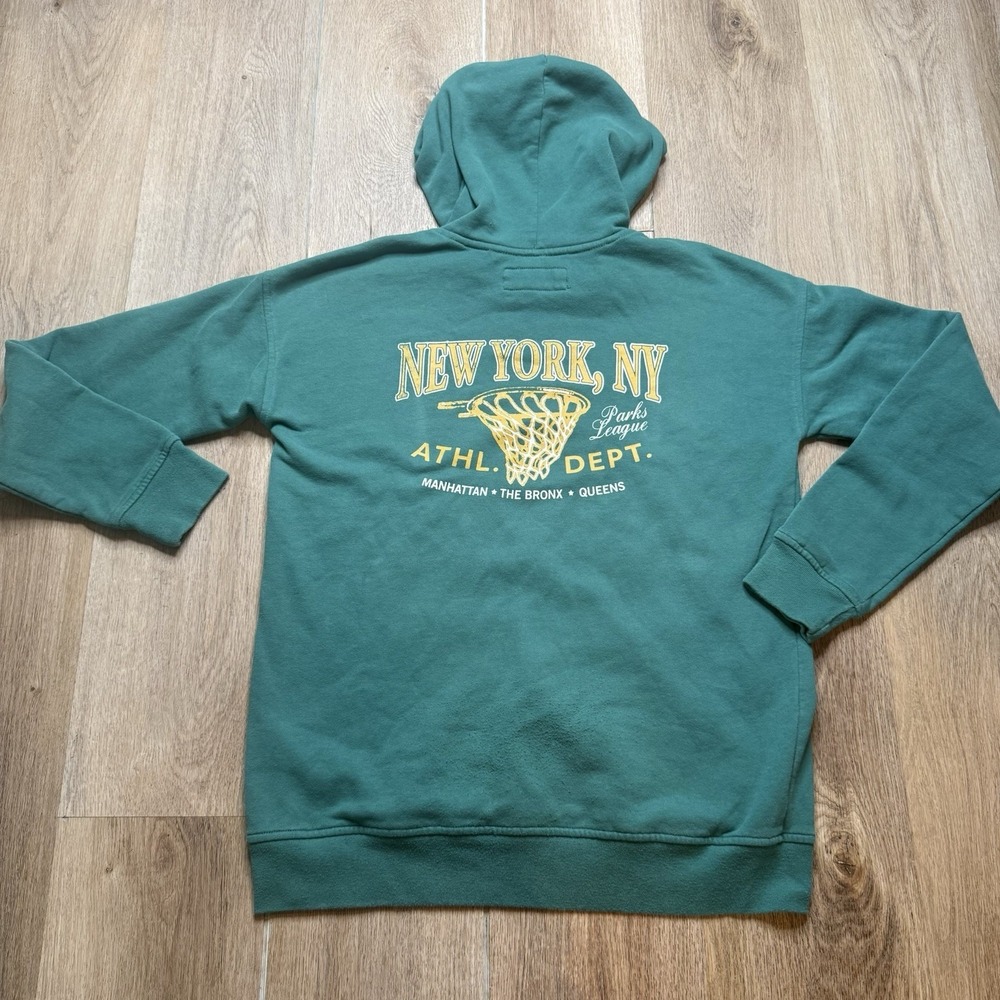 Abercrombie & Fitch Graphic Hoodie 15/16 York City Basketball Pullover Kids